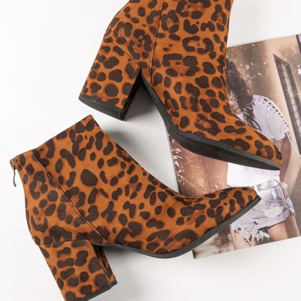 Brand New Cheetah Ankle Boots!